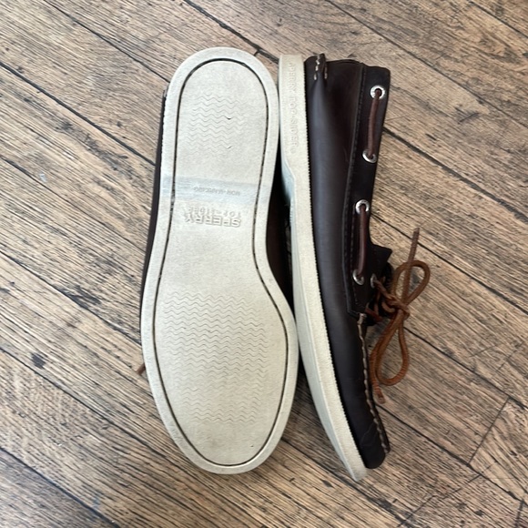 SPERRY TOP-SIDER mens boat shoes brown size 8.5 - Picture 6 of 6
